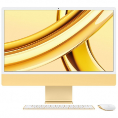Apple iMac 24" Retina 4,5K, M3 (8C CPU, 10C GPU, 2023), 8 ГБ, 256 ГБ SSD, Yellow, Жёлтый, MQRL3