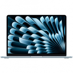 Apple MacBook Air 15" (M4, 10C CPU/10C GPU, 2025), 16 ГБ, 256 ГБ SSD, небесно-голубой, Sky Blue, MC7A4
