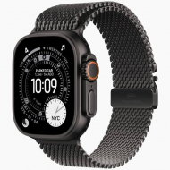 Apple Watch Ultra 3 GPS + Cellular, 49 мм Black Titanium Case with Black Titanium Milanese Loop, M