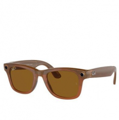 Умные очки Ray-Ban Headliner Shiny Caramel/Blue