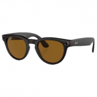 Умные очки Ray-Ban Headliner Matte Rebel Black/Brown