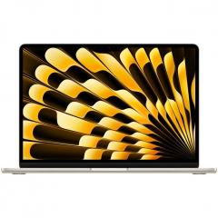 Apple MacBook Air 15" (M4, 10C CPU/10C GPU, 2025), 24 ГБ, 512 ГБ SSD, сияющая звезда, Starlight, MC6K4