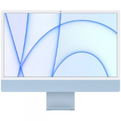 Apple iMac 24" Retina 4,5K, M3 (8C CPU, 10C GPU, 2023), 8 ГБ, 512 ГБ SSD, Blue, Синий, MQRR3
